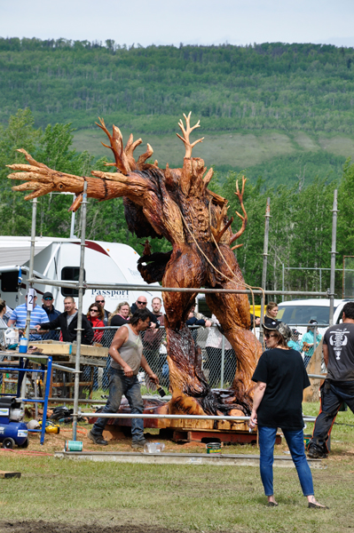 backside of wild man